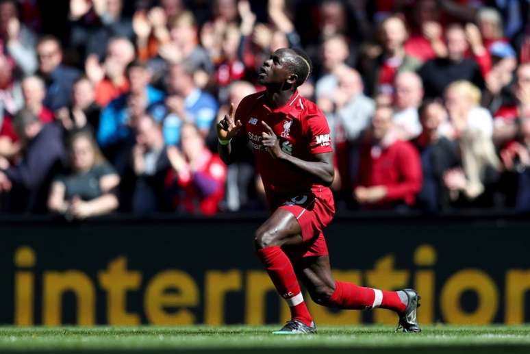 Mané marcou os gols do Liverpool no jogo e chegou a 13 tentos nas últimas 10 partidas do Inglês (Divulgação/Twitter)