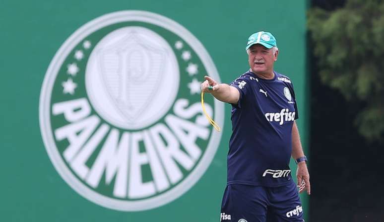 O técnico Luiz Felipe Scolari terá a semana livre antes de pegar o Santos (Foto: Cesar Greco/Ag. Palmeiras/Divulgação)