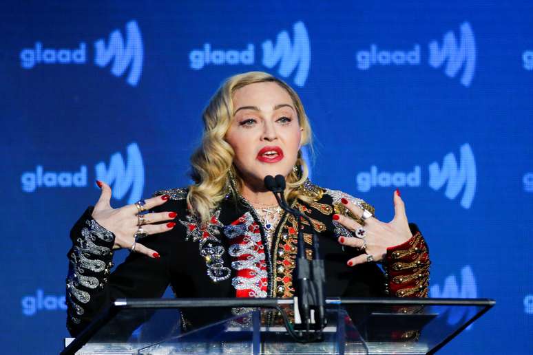 Madonna durante evento em Nova York
04/05/2019
REUTERS/Eduardo Munoz