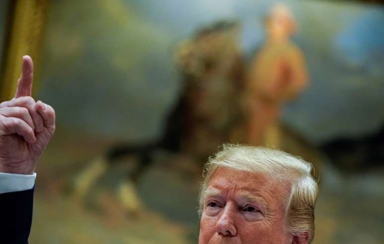 O presidente dos EUA, Donald Trump, na Casa Branca, em Washington. 09/05/2019. REUTERS/Jonathan Ernst