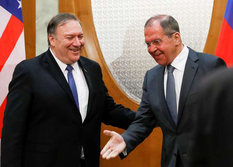 Secretário de Estado dos EUA, Mike Pompeo, durante visita à Rússia
14/05/2019
Pavel Golovkin/Pool via REUTERS