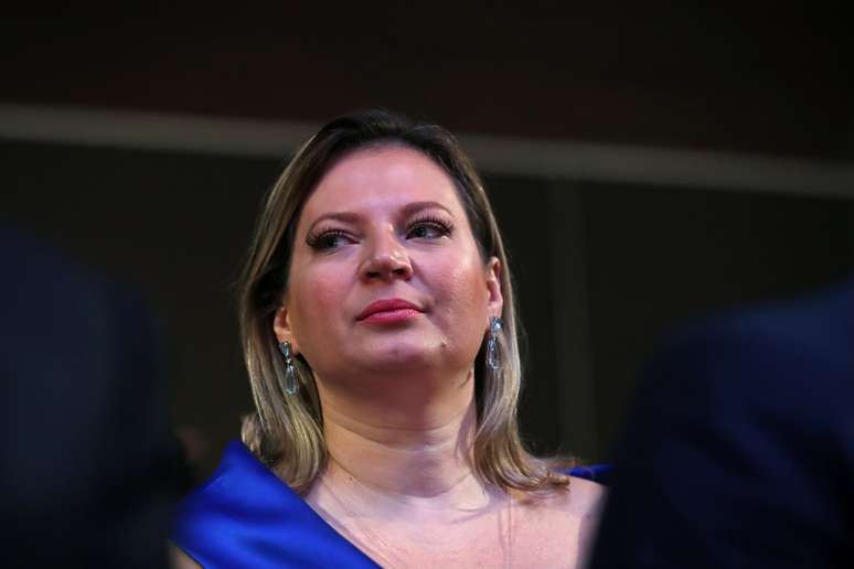 A líder do governo no Congresso, deputada Joice Hasselmann