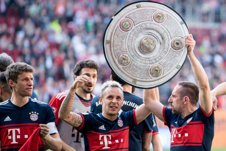 Rafinha se despede do Bayern de Munique (Foto:AFP)