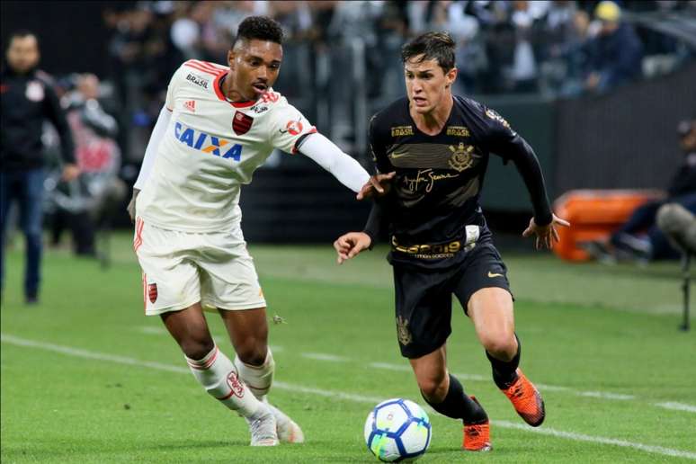 O último confronto entre as duas equipes foi pelo Brasileirão do ano passado. Em Itaquera, o Flamengo venceu o Corinthians, por 3 a 0 (Foto: Luis Moura/WPP)