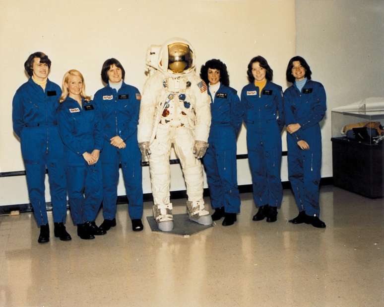 Primeira equipe de astronautas da NASA, em 1978. Fonte: NASA