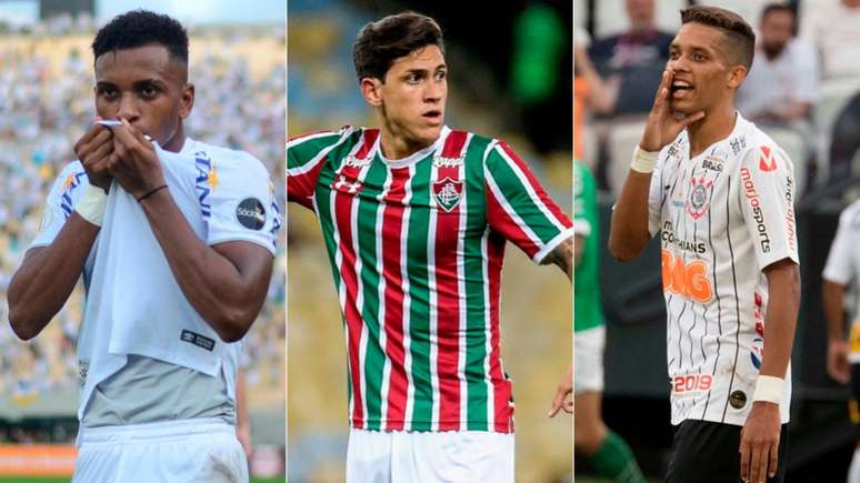 Rodrygo, Pedro e Pedrinho estão na relação de 22 nomes (Foto: Reprodução)