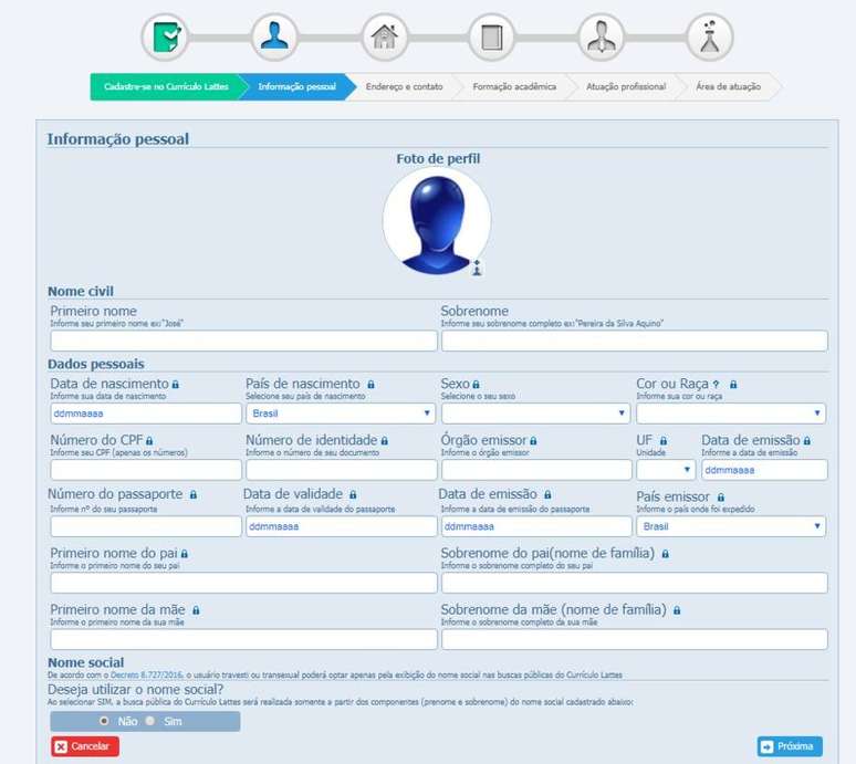 A plataforma Lattes é o sistema oficial que reúne informações de pesquisadores de todo o País