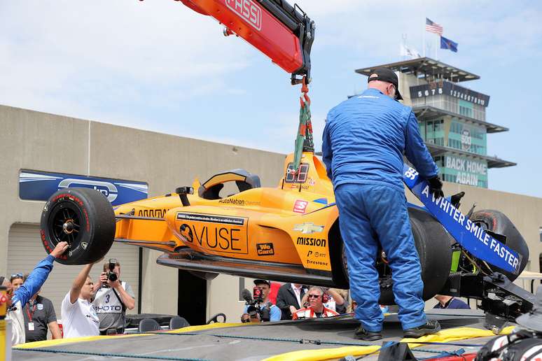 Fernando Alonso “sem medo” após forte acidente na IndyCar
