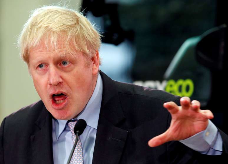 Boris Johnson discursa durante evento em Rochester, no Reino Unido
18/01/2019 REUTERS/Andrew Yates