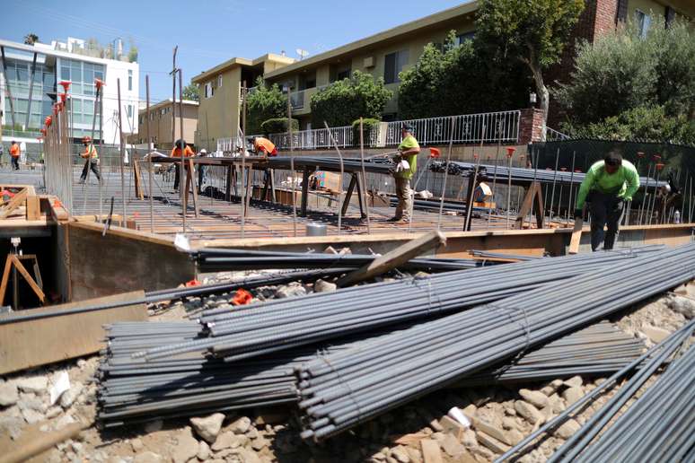 Construção em Los Angeles, Califórnia (EUA) 
30/07/2018
REUTERS/Lucy Nicholson