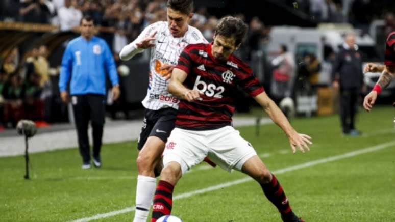 Rodrigo Caio teve grande atuação contra o Corinthians (Alexandre Vidal/Flamengo)