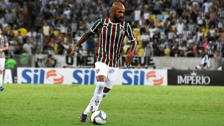 Bruno Silva tem um problema no joelho (Foto: MAILSON SANTANA/FLUMINENSE FC.)