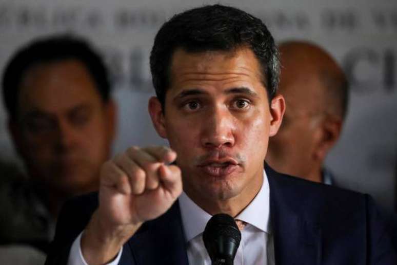 O autoproclamado presidente da Venezuela, Juan Guaidó