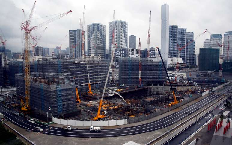 Construção da Vila Olímpica para os Jogos de 2020, em Tóquio 
27/09/2018
REUTERS/Toru Hanai