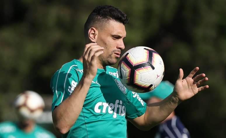 O meio-campista Moisés deve aparecer entre os titulares do Palmeiras (Foto: Agência Palmeiras/Divulgação)