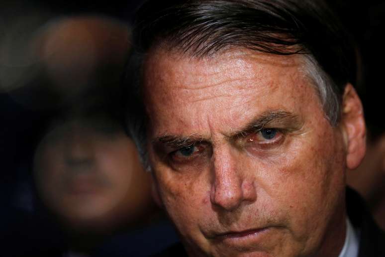 Presidente Jair Bolsonaro durante cerimônia no Palácio do Planalto
07/05/2019 REUTERS/Adriano Machado 