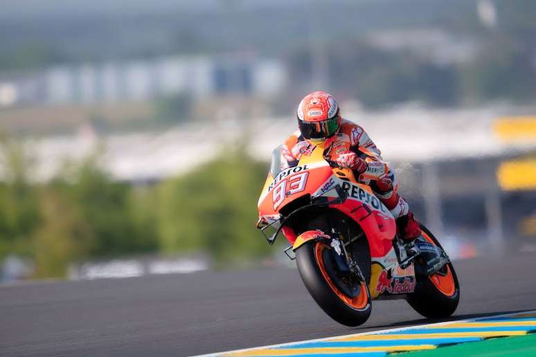 GP da França: Marc Marquez cai, mas garante a pole da MotoGP em Le Mans