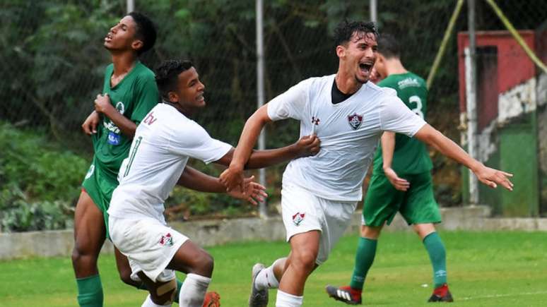 Martinelli comemora o gol que iniciou a vitória sobre o Boavista (Foto: Mailson Santana/Fluminense)