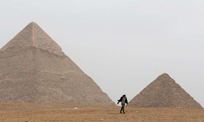 Pirâmides de Gizé, no Egito