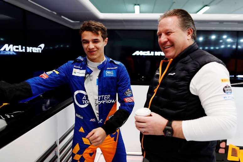 Brown elogia o “humilde e confiante” Lando Norris