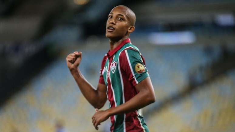 João Pedro foi o grande destaque da vitória tricolor (FOTO: LUCAS MERÇON / FLUMINENSE F.C.)