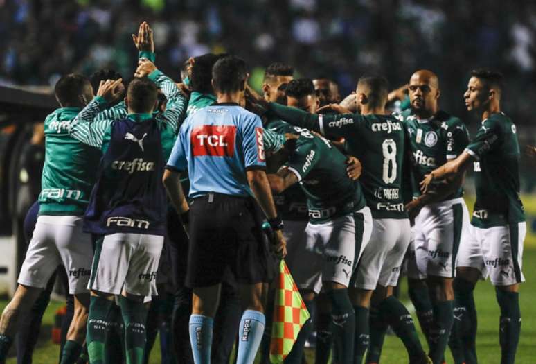 Palmeiras comprovou sua força ao golear o vice-líder do Campeonato Brasileiro por 4 a 0 (Ricardo Moreira/Fotoarena)