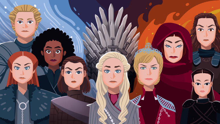 De Daenerys Targaryen a Lyanna Mormont, as mulheres foram o centro das atenções da última temporada da série