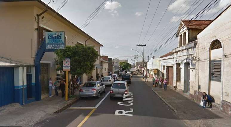 Trecho da Rua Curuzu, em Botucatu, no interior de São Paulo