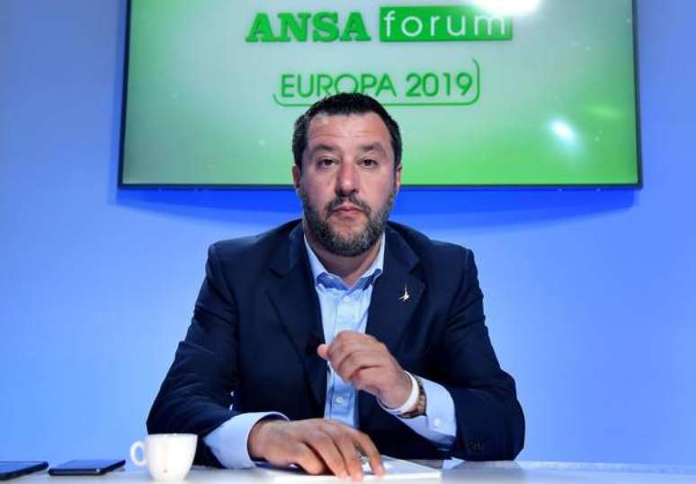 Salvini participa de sabatina da ANSA em Roma