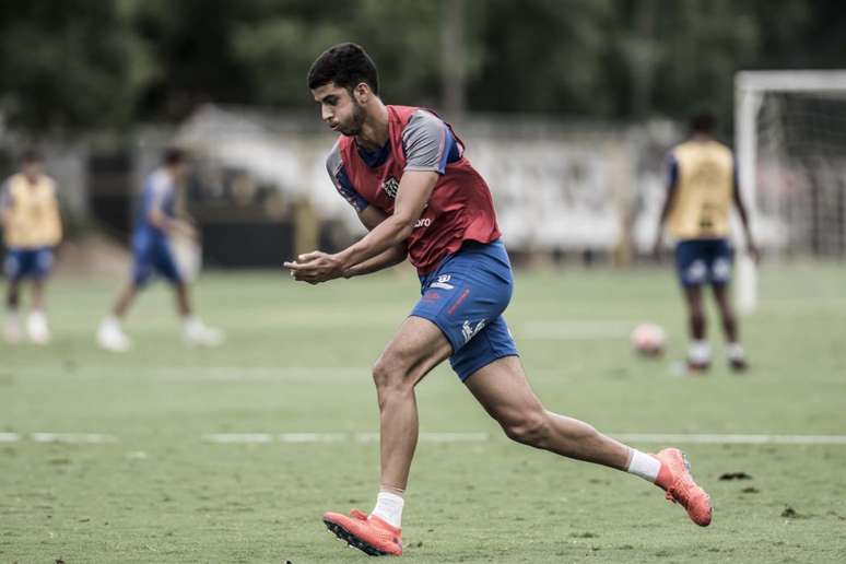 Sem chances com o técnico Jorge Sampaoli, Kaique Rocha tem proposta do Al Nasr-EAU (Ivan Storti/Santos FC)