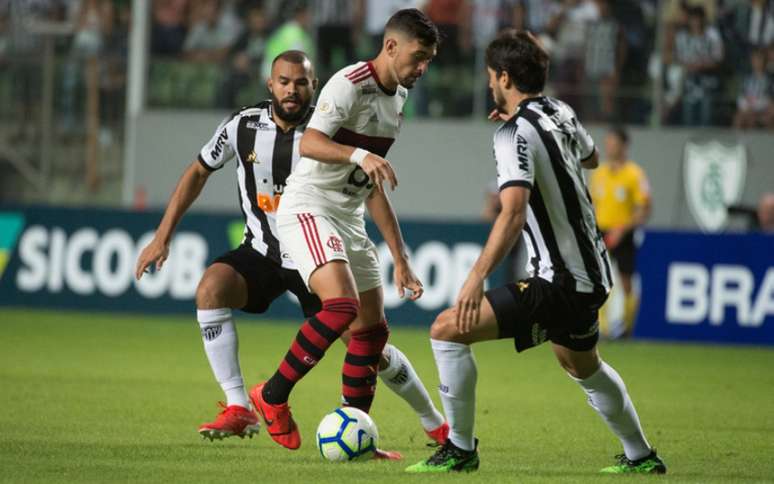 O time mineiro vem de uma boa vitória no Brasileiro sobre o Flamengo, mas irá poupar oito jogadores do time principal na Sul-Americana- (Foto: Alexandre Vidal / Flamengo)