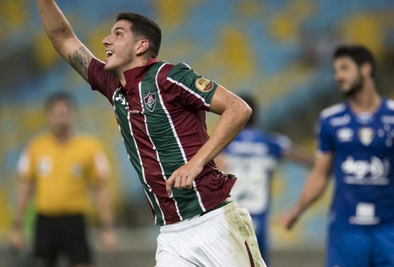 Na vitória do Fluminense sobre o Cruzeiro no último sábado, Nino marcou o seu 1º gol (Foto: Jorge Rodrigues/Eleven )