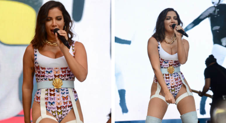 Anitta na Virada Cultural (Foto: Eduardo Martins/AgNews)