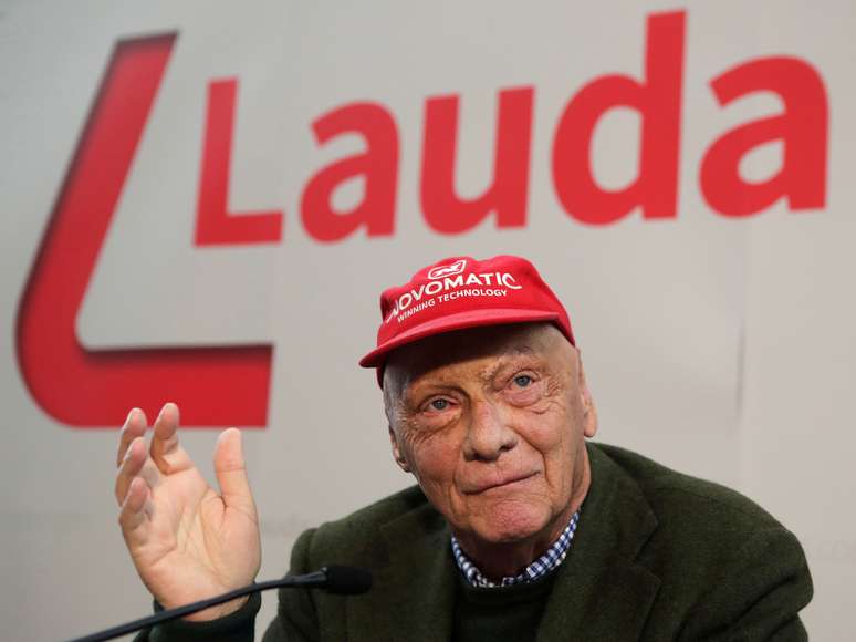 Nicki Lauda durante evento na Áustria, em março de 2018