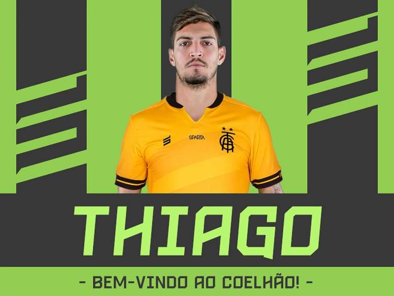 Thiago vai ganhar rodagem no Co;elho jogando a Série B do Brasileiro- (Divulgação/América-MG)