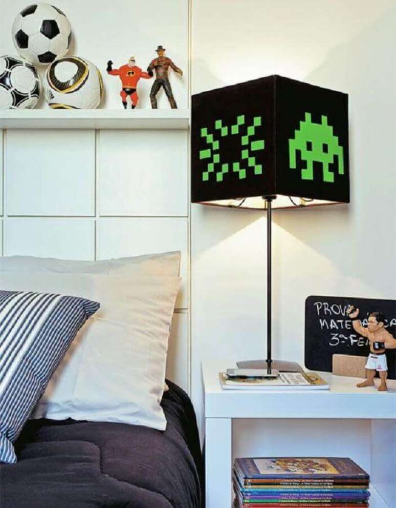 5. O abajur para quarto infantil precisa ser divertido e ter a ver com os gostos pessoais da crian&ccedil;a &ndash; Foto: Casa Perferies