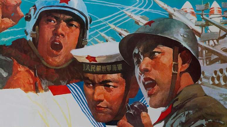 Na redes sociais chinesas, a guerra comercial está sendo retratada como uma questão militar