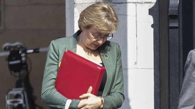 Leadsom estava encarregada de organizar os negócios do governo no Parlamento