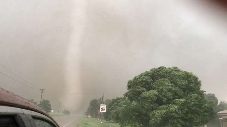 Tornado em Mangum, Oklahoma
20/05/2019
Lorraine Matti via REUTERS