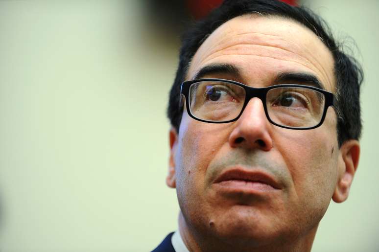 Secretário do Tesouro dos EUA, Steven Mnuchin, em Washington  22/5/2019 REUTERS/Mary F. Calvert