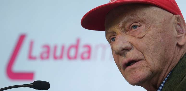 Niki Lauda durante entrevista coletiva em Viena
16/03/2018 REUTERS/Heinz-Peter Bader