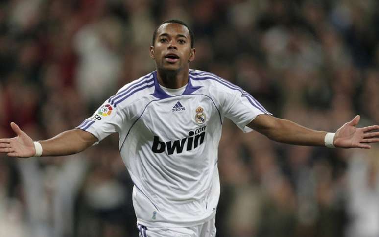 Robinho defendeu o Real Madrid entre 2005 e 2008 (Foto: AFP)