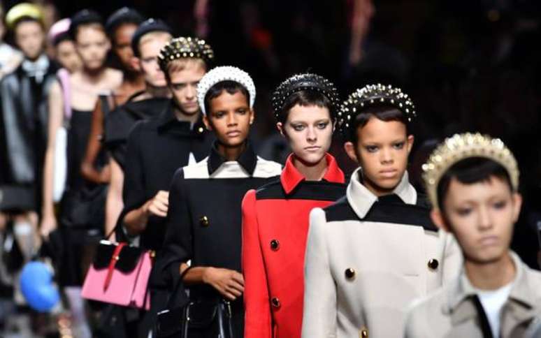 Desfile da Prada na Semana de Moda de Milão