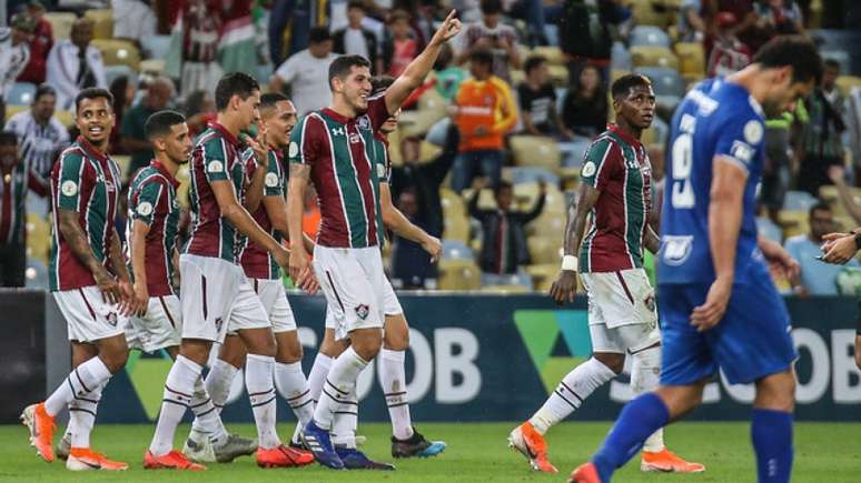 Fluminense vai enfrentar o Atlético Nacional nesta quinta-feira (FOTO: LUCAS MERÇON / FLUMINENSE F.C)