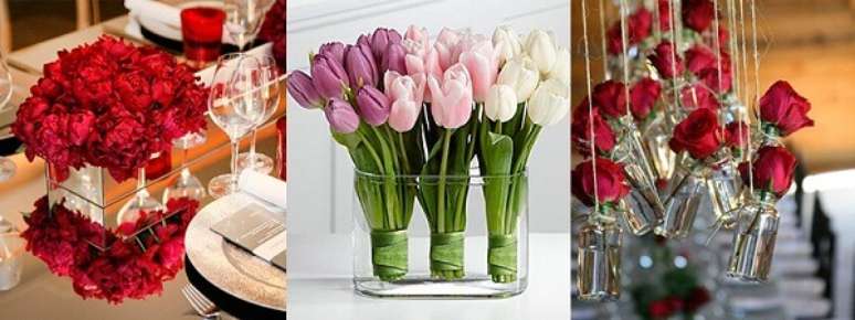 10 – Flores para decoração de dia dos namorados. Fonte: Grupo Premium Planejados