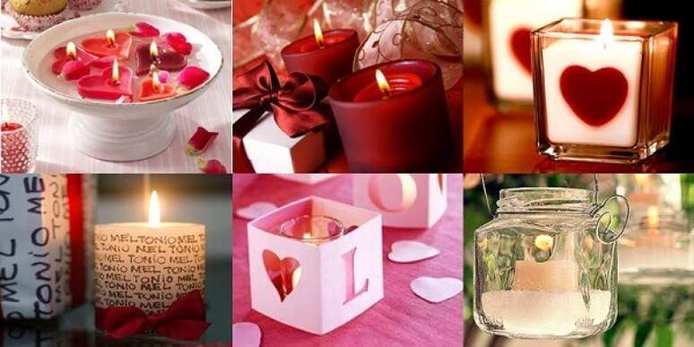 5 – Velas aromáticas para decoração de dia dos namorados. Fonte: Grupo Premium Planejados