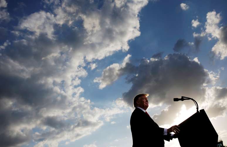  Trump, em evento de campanha em Montoursville, Pensilvânia 20/5/2019 REUTERS/Carlos Barria