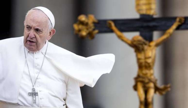 Papa Francisco durante audiência geral no Vaticano