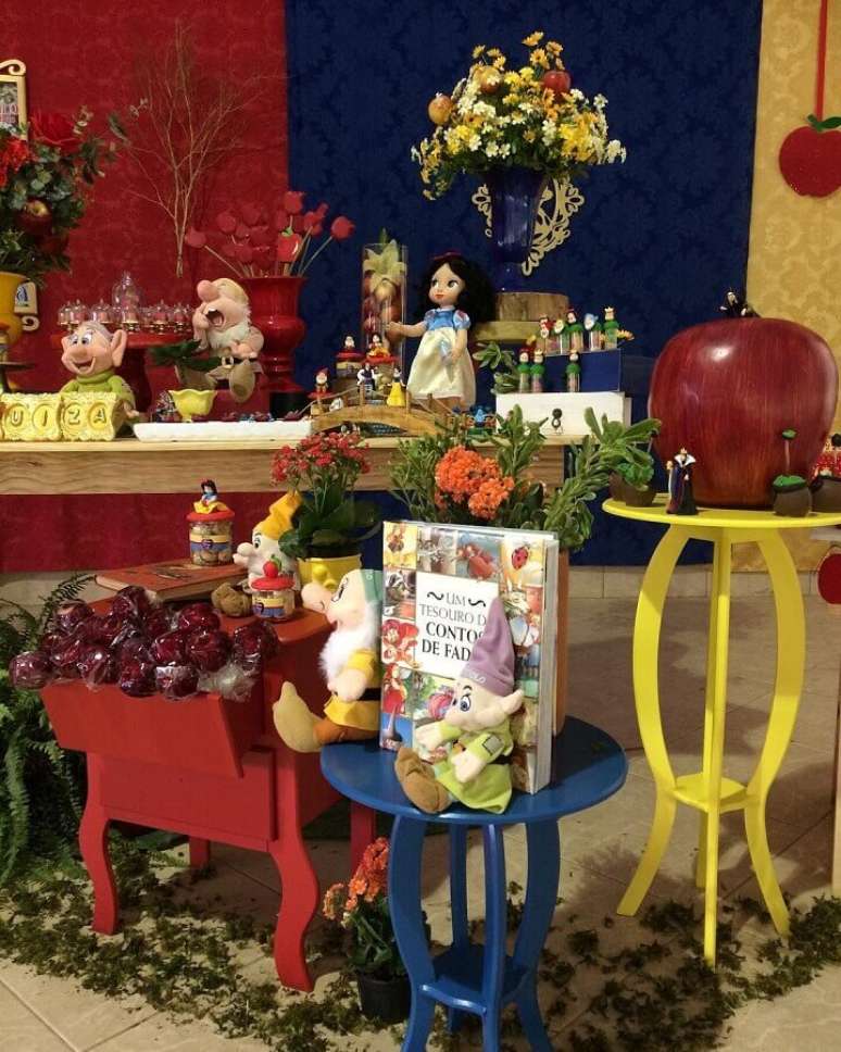 44. Os detalhes v&atilde;o fazer toda a diferen&ccedil;a na sua decora&ccedil;&atilde;o de festa Branca de Neve &ndash; Foto: Dia Especial