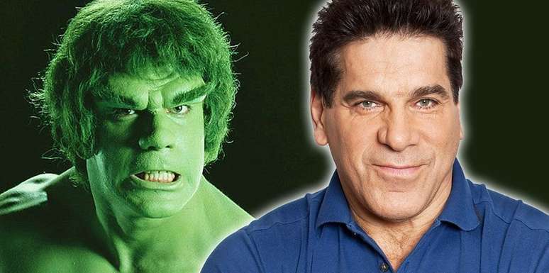 Hulk e seu intérprete na série cultuada: ambos têm fãs de várias gerações